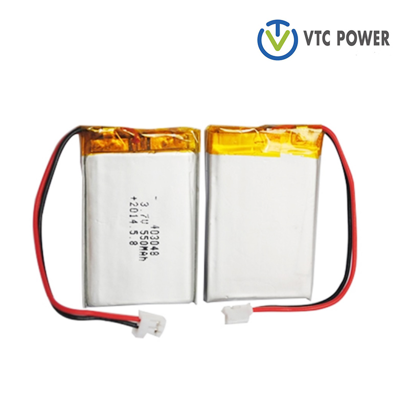 3,7 V 550 mAH ladattavat litiumparistot lääketieteellisiin laitteisiin